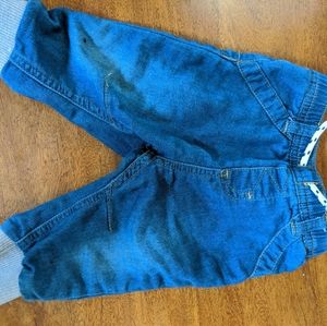 Denim joggers